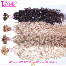 10"-28 » bout plat humain remy Hair Extension Pre Bonded Extensions de cheveux